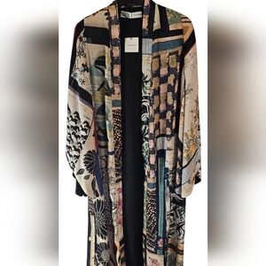 Zara Women's Collection: Colorful Patterned Kimono